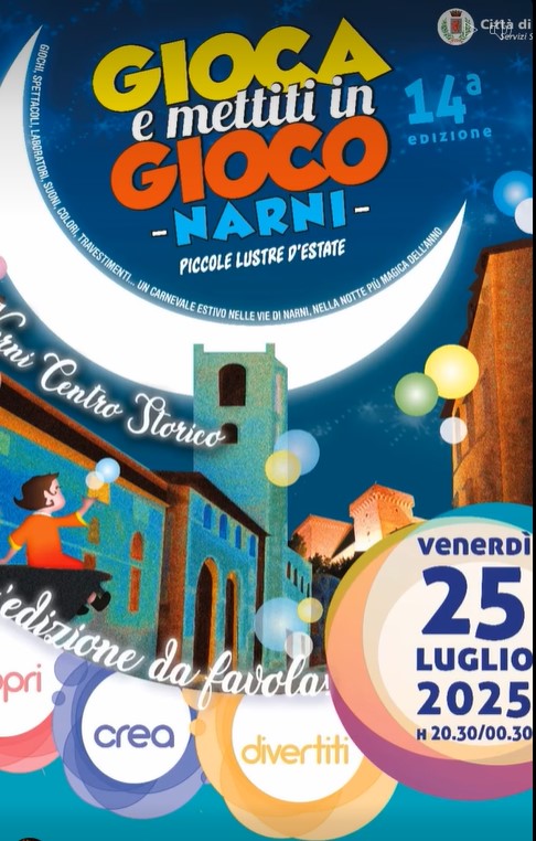 immagine notizia (PTN) Narni, domani al centro storico la 14esima edizione di “Gioca e Mettiti in Gioco”